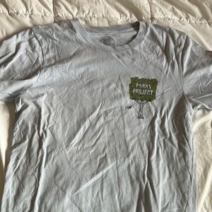 Parks Project Gray T-Shirt with Green Tree Graphic